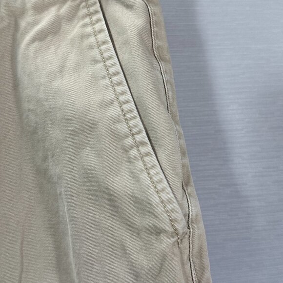 Bonobos Pants Mens 32 Straight Fit Washed Chino Beige Cotton Straight Leg Pocket - Picture 4 of 11